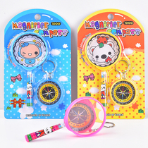 Childrens cartoon magnifying glass with compass magnifying glass kindergarten elementary school students science experiment toy puzzle early education