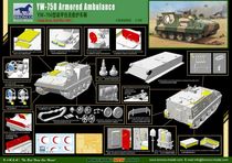 Weijun model CB35083 1 35 Iraq YW-750 Type of armoured ambulance