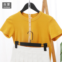 Clothing store clothes suit with connecting strip hanger pants rack pants clip adhesive hook clothes suit link strip leather strip