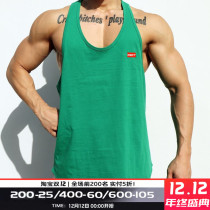 Muscle captain INS sports Tide brand fitness vest male Brothers Summer loose sleeveless T-shirt running training clothes