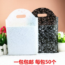 Portable plastic bag hipster simple file creative cute good looking bag clothes fashion