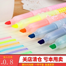 Hobby highlighter hobby 6252 color marker pen marker pen square head advertising pen inkjet pen