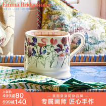 Emma Bridgewater fragrant pea small number of Macs Cup plant printing Home handmade ceramic Mark Cup