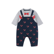 British baby red New Year Tang Festival festive jumpsuit men and women treasure climbing clothing YRHAJ40234A01