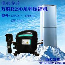 New new Wansheng R290 refrigeration QM80U QM91U QM110U low temperature cabinet freezer compressor