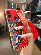 Xiaomi 8se mobile phone case xm8se m 8se womens all-inclusive xm8se retro e s lanyard millet eight se new m18se silicone m8se Chinese style m1 personality xm