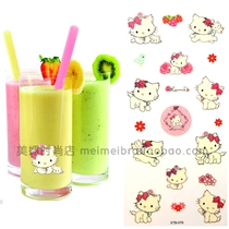 Waterproof tattoo sticker children stickers eco-friendly cute super cute little cat children gift 19 patterns