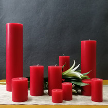 Red Candles Fragrant Candles Wedding Candles Decorative Candles Wedding Photography Props