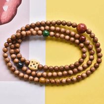 (Red Black Meat) Old Mountain Honolulu Water 6mm Wen playing with Buddha Pearl Beads Bracelet Close to Black Flesh Quality