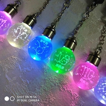 Creative stationery Student twelve Constellations luminous pen Pendant lantern pen Bulb pen Constellation pen