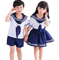 Kindergarten children children men and women navy sailor blue and white clothing skirt shorts Sailor Moon Hare Cosplay