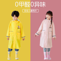 Child Raincoat Boy Toddler Child Body Waterproof Girl 2022 Baby Kindergarten Cartoon School Pupil Rain Cape