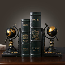 American retro globe bookend books rely on study decorations bookshelves organize bookshelves office furnishings