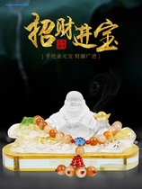 Maitreya Buddha car perfume decoration car seat Buddha large high-end personality Buddha high-end Mi Luo Buddha creative version smile