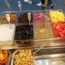 Ice powder batching box Ice powder batching box Acrylic PC plastic eight grid with lid seasoning box Kitchen household commercial year