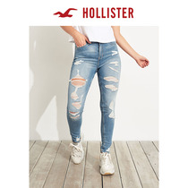  Hollister classic stretch high waist temperament double tight fashion jeans women 301336-1