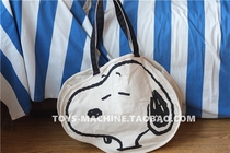 SNP0296 day single SNOOPY SNOOPY head super cute portable shoulder canvas bag