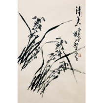 New product Cheng Yinli Ink Lan Contemporary famous calligrapher Flowers flowers and birds National painting Genuine Decorative collection