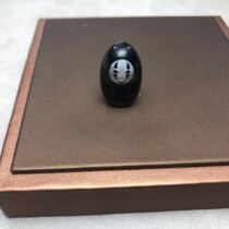 THEROYALQUEEN royal queen beard brother jewelry Hetian jade black jade faceless mens bag hanging mobile phone hanging