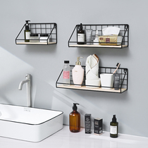 Punch-free bathroom washroom rack toilet wall storage toilet wall wall hanging toilet wall Wall