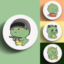 Silicon Algae Clay Cup Mats Ins Wind Suction Cup Mat Silicon Algae Mud Cartoon Mat Teacup Tea Cup Cushion Dinosaur Cute Water Absorbing Cup Mat