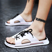 Vietnamese slippers men trend Korean version of ins trendy men word sandals summer wear sandals Net red sandals