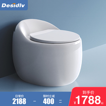 Desentiway 1080 No water tank pulse toilet big seat creative egg type super swirling siphon flush toilet