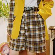 Huang Niuniu classmates original homemade Scotland on the bagpipeA playful plaid retro pants