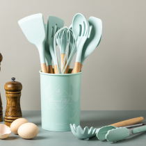 Sakura Qi silicone shovel non-stick pan special high temperature resistant shovel kitchen utensils stir-fry spoon spatula household stir-fry set
