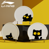 Li Ning swimming cap female long hair waterproof non-le head silicone adult large cute waterproof special childrens swimming cap