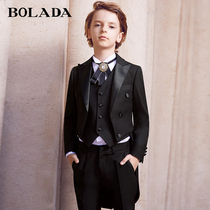  bolada childrens suit suit Flower girl childrens dress five-piece boy suit Little boy piano performance suit