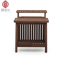 New Chinese solid wood tea Water cabinet Boiling Water Cabinet Chinese Dining Side Cabinet Log Tea Cabinet Storage Tea Cabinet Small Tea Room Furniture