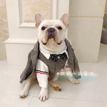 Net red dog clothes wedding suit three-piece pet dress coat law fight wedding suit cat gentleman suit