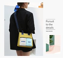 Mommy Bag Single Shoulder Bag Large Capacity 2022 New Single Shoulder Inclined Satchel Mommy Bag Baby Bag Package Bag Small