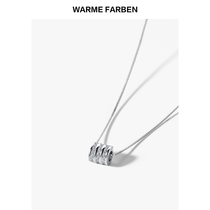 WF small waist necklace female sterling silver simple temperament s925 silver niche choker birthday gift to girlfriend Net Red