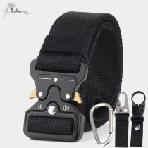 2019 New 3 8cm tactical belt male military fans tactical belt outdoor training Belt wear-resistant fast and convenient