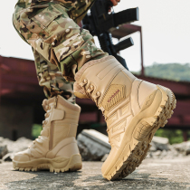 War boots Martin boots winter mens ultra-light high-top outdoor hiking shoes waterproof non-slip desert land tactical boots