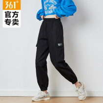361 SPORTS PANTS WOMENS CLOTHING PANTS 2022 SUMMER NEW CASUAL BREATHABLE BUNGLING PANTS LADY TIDE TOOLING PANTS