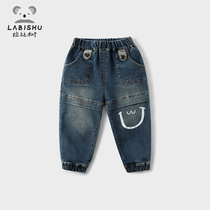 Price 89 (Clearance) boys jeans Rabbi tree children jeans trousers children casual pants autumn and winter