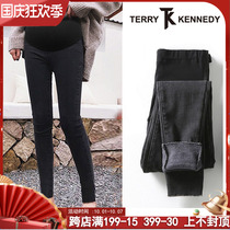 Pregnant women leggings spring and autumn thin spring wear big month black leggings nine-point size jeans children summer