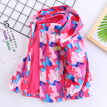 Childrens clothing girls autumn jacket 2020 new foreign style three-in-one detachable childrens autumn and winter outdoor assault clothing