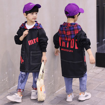  Boys windbreaker jacket autumn 2020 new autumn British style Western style mens baby coat mid-length top tide
