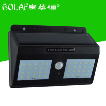 40 LED solar wall lamp human induction lamp outdoor waterproof garden garden garden lamp new COB