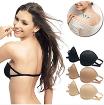 Strapless womens silicone non-slip underwear gathered on the top bra invisible small chest plus thick one-shoulder bandeau large size thin