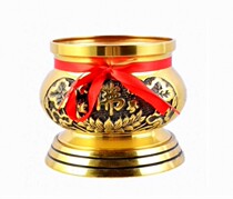 Buddhist tools Buddhist supplies Pure copper wire Incense burner Buddha word Dharma Boundary Smoked Lotus incense burner Buddha supply furnace Net furnace Pure copper