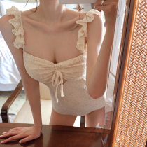 2020 Korea ins style new net red swimsuit hot spring fairy fan sexy lady tide bikini hot spring