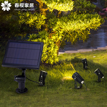 Solar Outdoor Lights Landscape Trees Spotlight Lawn Meadows Lawn lamps landscaped lanterns Courtyard Lights tree lights One drag four