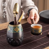 Retro Coulon Tea Road Six Suits Kung Fu Tea Furniture Accessories Tea Clip Tea Clip Tweezers Tea Spoon Tea Needle