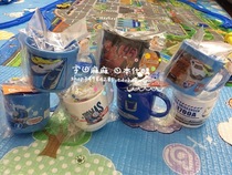 Spot Japanese boy children drink glass TOMY Shinkansen Thomas McQueen car brush Cup mouthwash Cup