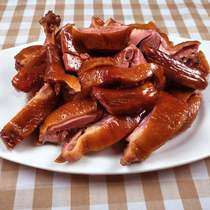 Sichuan Peng State Teryield 9-size Zheng remember plate duck 1000 grams of smoked five-fragrant earth duck meat halogen-like snack snack